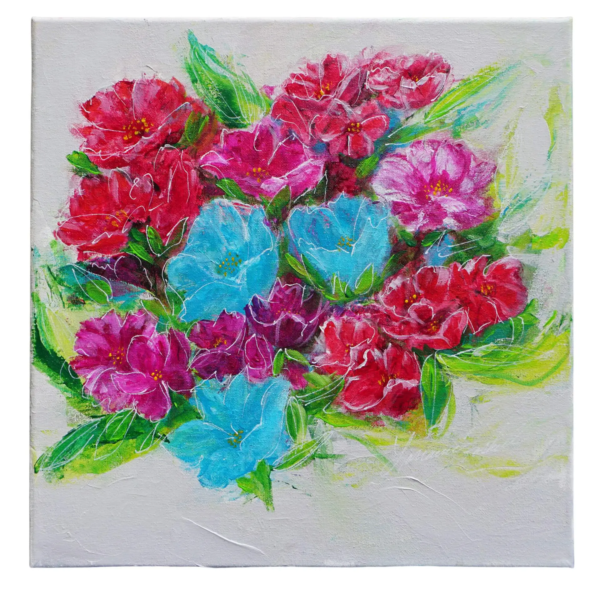 Poppies - Acrylic Painting