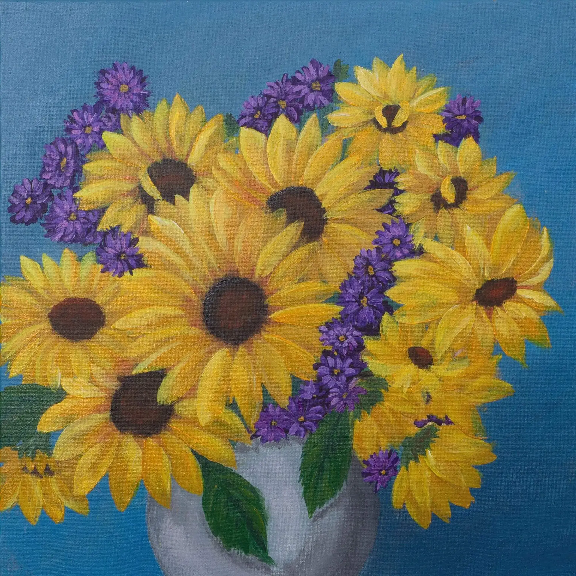 Sunflower painting original art