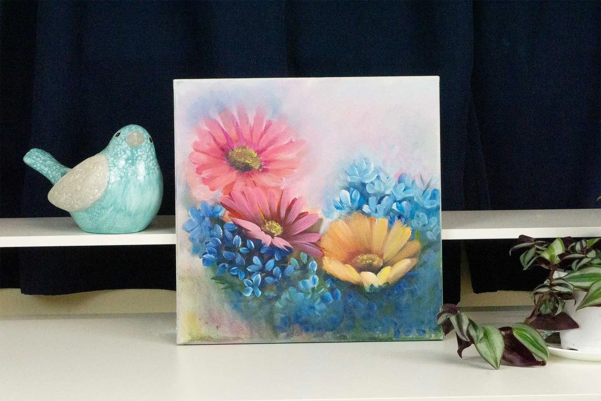 Original Art Garden Harmony cone flowers