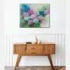 Pink hydraingeas Morning Glories & Hydrangeas - Soft floral painting